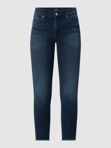 Granatowe jeansy Vero Moda w stylu casual z bawełny