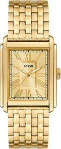 Fossil zegarek męski kolor złoty