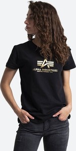 T-shirt Alpha Industries z krótkim rękawem z okrągłym dekoltem