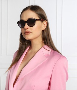 Różowe okulary damskie Emporio Armani