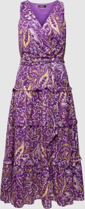 Fioletowa sukienka Ralph Lauren z bawełny