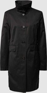Czarny płaszcz Gil Bret krótki z bawełny bez kaptura