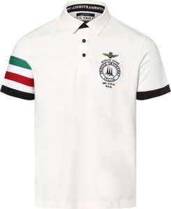 Koszulka polo Aeronautica Militare z krótkim rękawem z bawełny