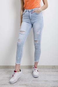 Jeansy Olika z jeansu w stylu casual