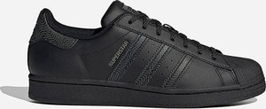 Czarne buty sportowe Adidas Originals w sportowym stylu z płaską podeszwą sznurowane