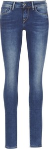 Niebieskie jeansy Pepe Jeans w stylu casual z bawełny