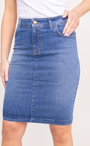 Niebieska spódnica Tono z jeansu