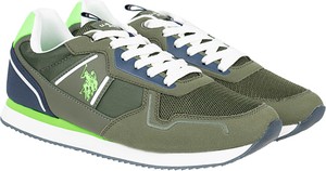 Zielone buty sportowe ubierzsie.com sznurowane