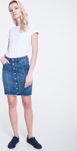 Niebieska spódnica Big Star z jeansu w stylu casual mini