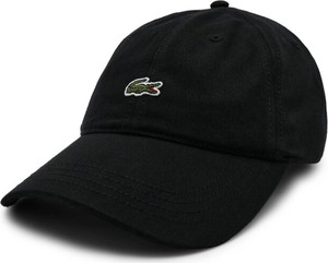 Czarna czapka Lacoste