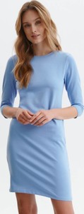 Niebieska sukienka Top Secret mini dopasowana