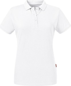 T-shirt Russell z bawełny z dekoltem w kształcie litery v z krótkim rękawem