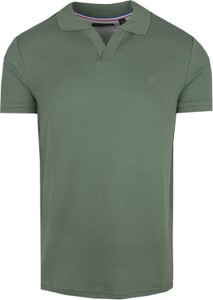 Zielona koszulka polo Brave Soul w stylu casual z krótkim rękawem