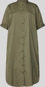 Sukienka Mos Mosh z bawełny koszulowa z kołnierzykiem