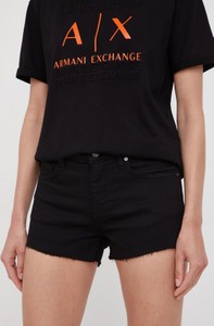 Czarne szorty Armani Exchange