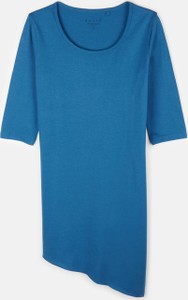 Niebieska bluzka Gate z bawełny w stylu casual
