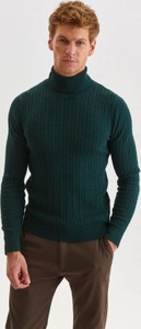 Zielony sweter Top Secret w stylu casual