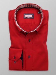 Czerwona koszula Willsoor z długim rękawem