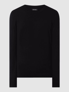 Czarny sweter McNeal w stylu casual