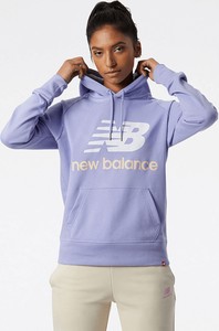 Bluza New Balance z kapturem z bawełny w stylu klasycznym