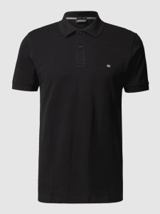 Czarny t-shirt Christian Berg z krótkim rękawem w stylu casual