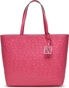 Różowa torebka Armani Exchange w wakacyjnym stylu