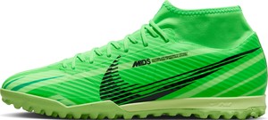 Zielone buty sportowe Nike w sportowym stylu mercurial sznurowane