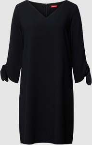 Czarna sukienka Esprit z długim rękawem mini