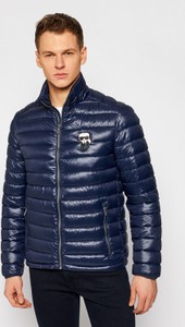 Niebieska kurtka Karl Lagerfeld w stylu casual