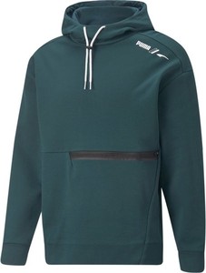 Zielona bluza Puma w sportowym stylu z nadrukiem