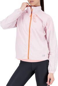 Różowa kurtka New Balance bez kaptura krótka