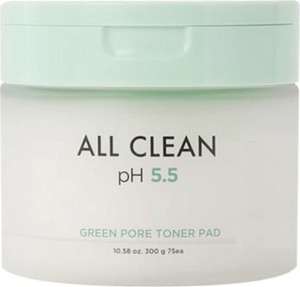 Heimish All Clean Green Pore Toner Pad 75 szt. - Płatki tonizujące z kwasami PHA
