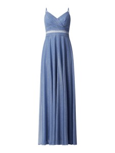 Sukienka Troyden Collection na ramiączkach z dekoltem w kształcie litery v maxi