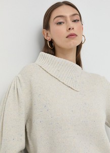 Sweter Twinset z wełny w stylu casual