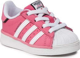 Różowe trampki dziecięce Adidas dla dziewczynek