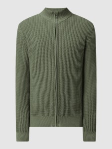 Zielony sweter S.Oliver ze stójką w stylu casual