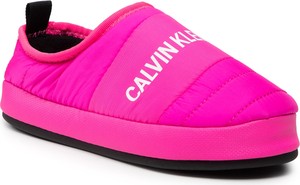 Różowe kapcie Calvin Klein