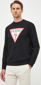 Bluza Guess z bawełny z nadrukiem w młodzieżowym stylu