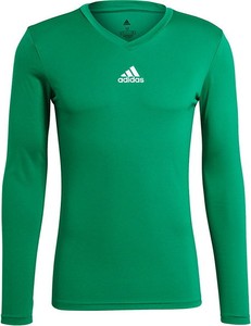 Zielona koszulka z długim rękawem Adidas z długim rękawem