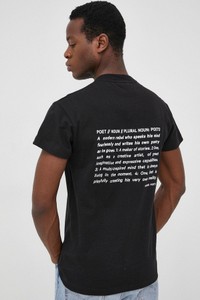 T-shirt Young Poets Society z bawełny z nadrukiem w młodzieżowym stylu