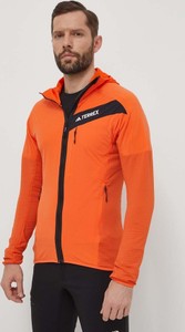 Pomarańczowa bluza Adidas z polaru