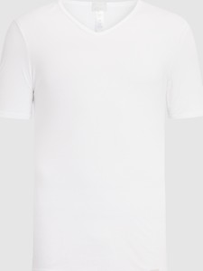 T-shirt Hanro z krótkim rękawem w stylu casual z bawełny