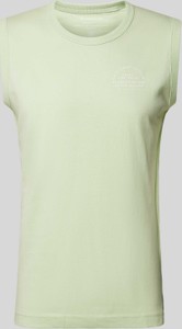Zielony t-shirt Tom Tailor w stylu casual z krótkim rękawem