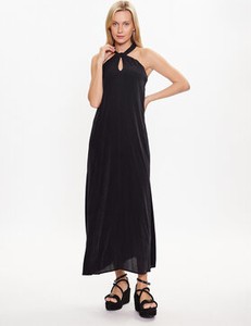 Czarna sukienka Sisley maxi