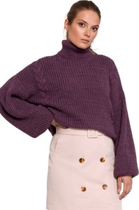 Fioletowy sweter Makover