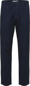 Granatowe chinosy Selected Homme w stylu casual