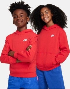 Czerwona bluza dziecięca Nike dla chłopców