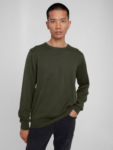 Sweter Blend z bawełny w stylu casual