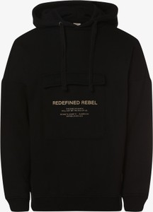 Czarna bluza Redefined Rebel z bawełny w młodzieżowym stylu