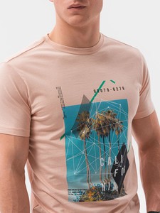T-shirt Ombre w młodzieżowym stylu z krótkim rękawem